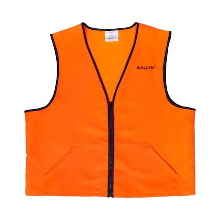 Allen Co Deluxe Blaze Orange Safety & Hunting Vest, Large 15766
